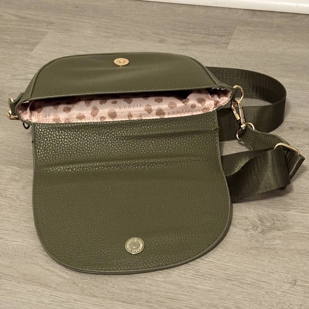 Olive Green Crossbody Bag